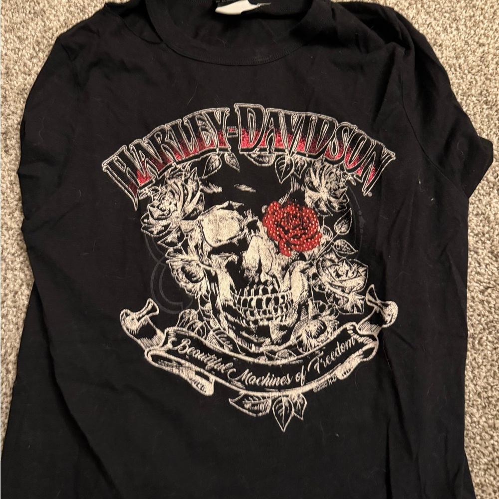 Harley-Davidson Black Graphic T-Shirt